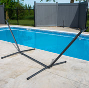 Universal Hammock Steel Stand (9ft/280 cm) Charcoal