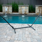 Universal Hammock Steel Stand (9ft/280 cm) Charcoal
