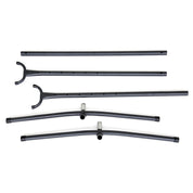 Universal Hammock Steel Stand (9ft/280 cm) Charcoal