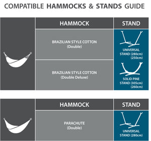 Solid Pine Hammock Stand (10ft/305 cm)